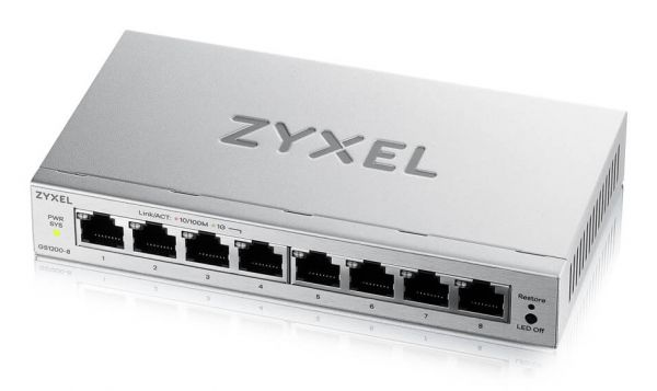SWITCH SMART MANAGED, 8 PORTE