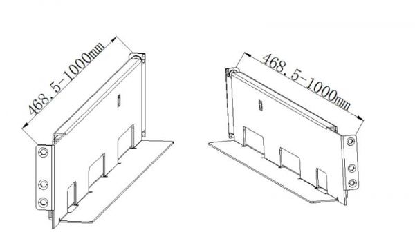 RACK KIT  FOR RACK TYPE UPS   BATTERY PACK