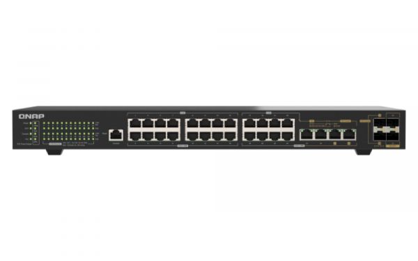 24x2.5GbE RJ45 PoE + 2x10GbE / SFP+ + 2x 10G Combo