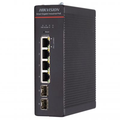 L2 Smrt 4xGbE PoE(bt) 2xSFP 300W -40/75C IP40