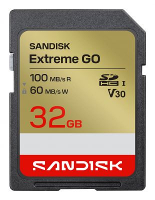 SANDISK EXTREME GO 32GB UHS-I SDHC