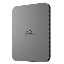 5TB LACIE MOBILE DRIVE SECURE USB 3.1-C SPACE GREY