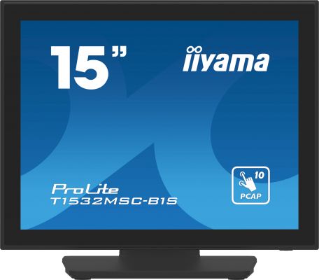 15  PCAP Bezel Free Front, 10P Touch, 1024x768,
