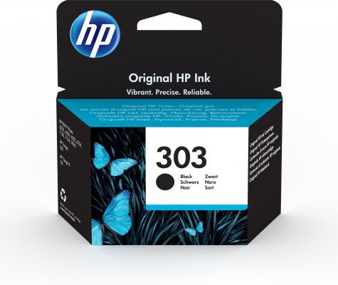 HP 303 BLACK ORIGINAL INK CARTRIDGE