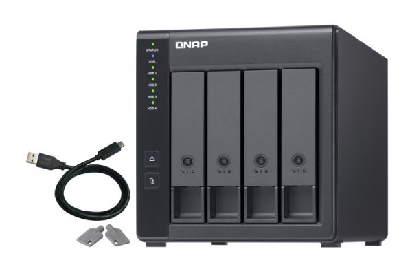 QNAP DAS 4 BAIE 3.5  SATA, 1 X USB 3.0 TYPE-C