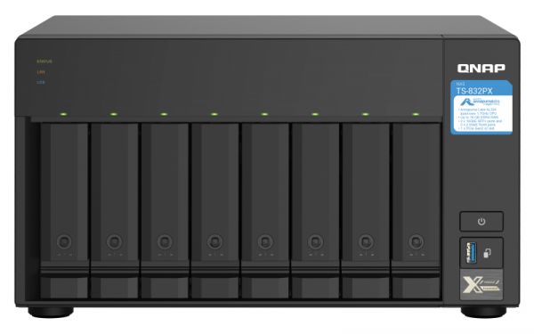 QNAP NAS 8 BAIE AL-324 1.7GHZ QC 2.5  3.5 4GB DDR4