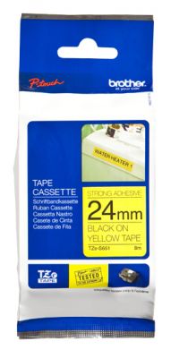 LAMINATO CON ADESIVO RESISTENTE 24 MM nero/giallo