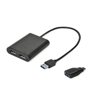 USB 3.0 DISPLAYPORT 2X 4K ULTRA HD DISPLAY ADAPTER