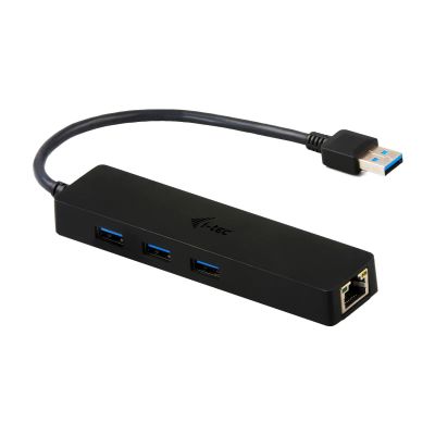 USB 3.0 SLIM HUB 3 PORT WITH GIGABIT ETHERNET