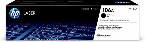HP 106A BLACK ORIGINAL LASER TONER CARTRIDGE