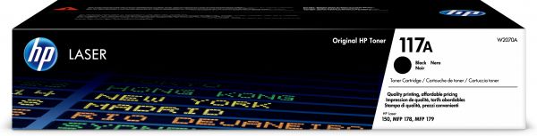 HP 117A BLACK ORIGINAL LASER TONER CARTRIDGE