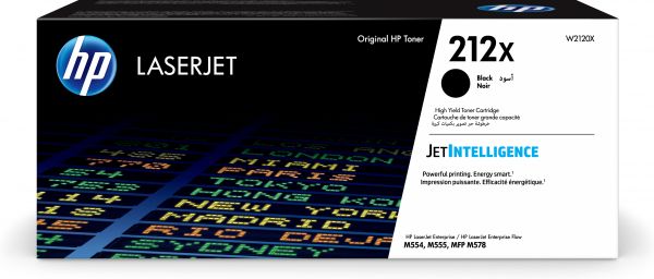 HP 212X BLACK ORIGINAL LASERJET TONER ALTA CAP