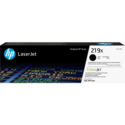 HP 219X HIGH YIELD BLK LASERJET TONER CARTRIDGE