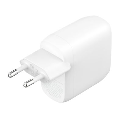 BOOST CHARGE 60W USB-C DUAL WALL CHARGER, WHITE