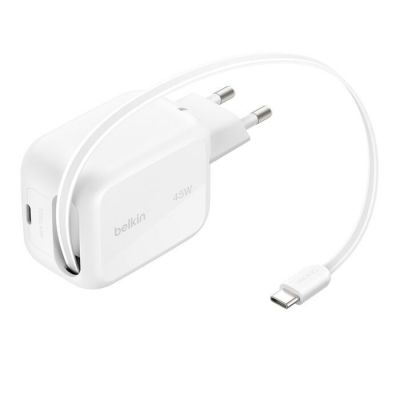 BOOSTCHARGE 45W USB-C WITH RETRACTABLE USB-C