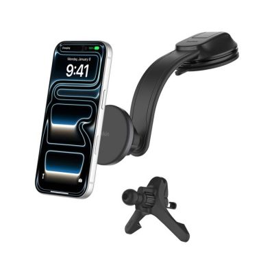 15W QI2 WRLS CAR CHARGER WITH VENT   DASH MOUNT