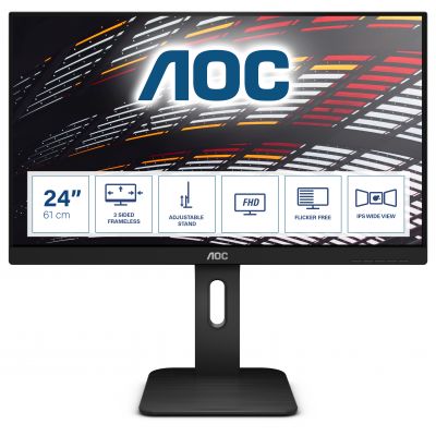 24 16 10 1920X1200 60HZ VGA/DVI/HDMI/DP NERO