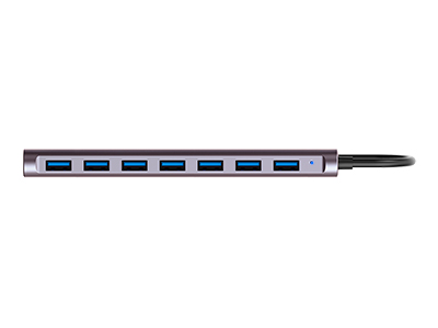HUB USB 3.0 7 PORTE IN ALLUMINIO