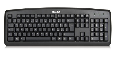 TASTIERA ITALIANA USB BLACK SOFT TOUCH
